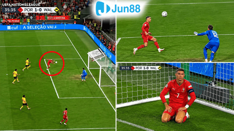 Tình huống bỏ lỡ khó tin của Ronaldo