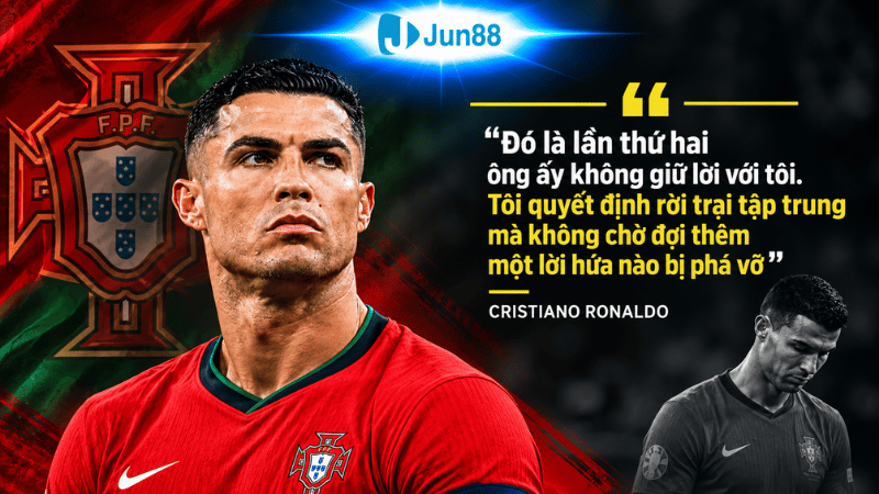 Cristiano Ronaldo nói gì về mâu thuẫn với Jorge Jesus?