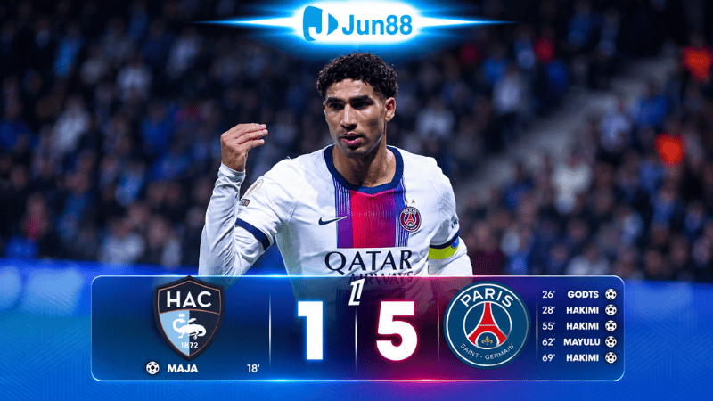 PSG có trận thi đấu trên sân khách ấn tượng