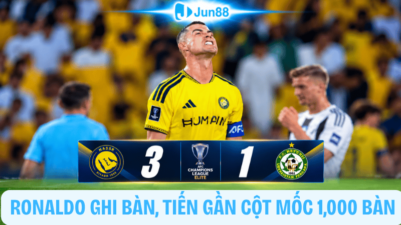 Cristiano Ronaldo đạt 981 bàn, tiến gần cột mốc 1.000